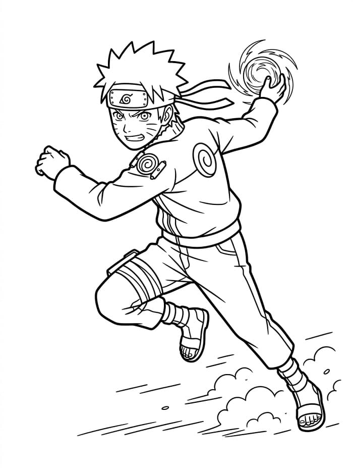 Naruto de Anime coloring page