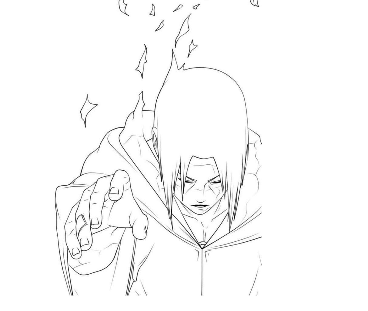 Coloriage Tired Itachi T l charger Et Imprimer Gratuit Sur 
