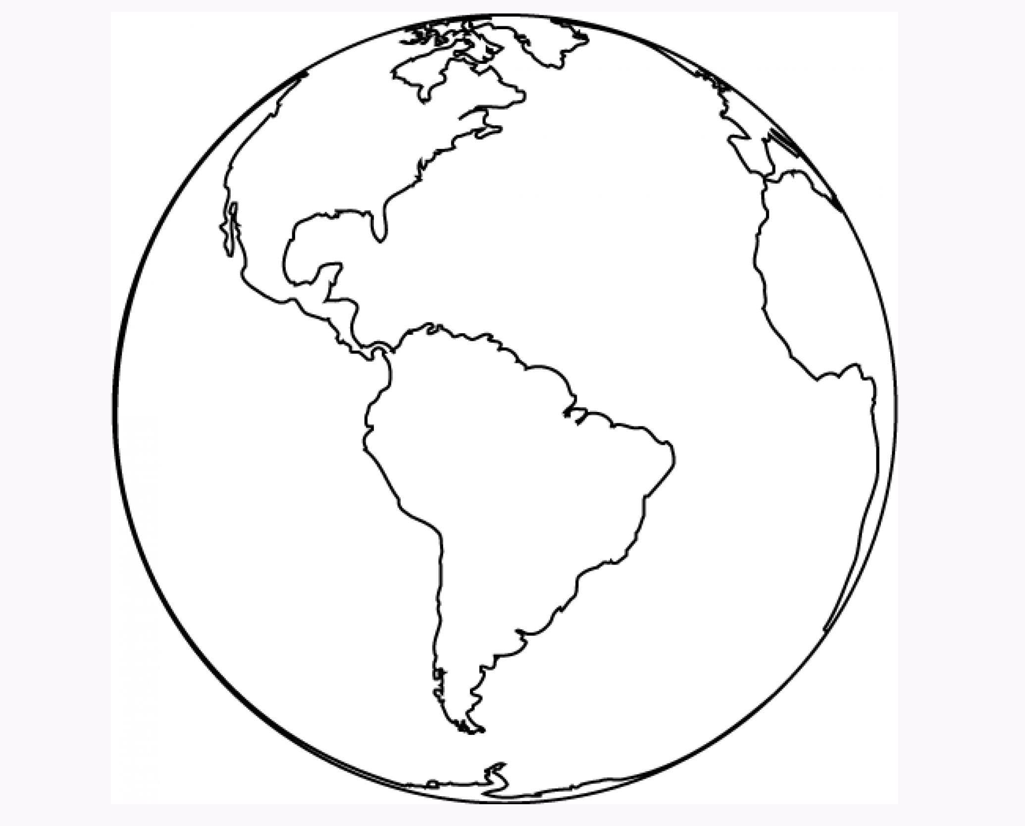 Carte du Monde 10 coloring page