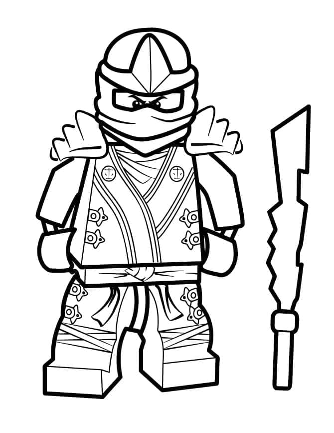 Dessin de Lego Ninjago coloring page