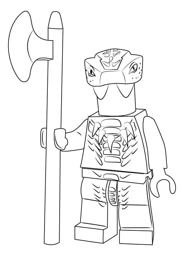 Fang-Suei de Lego Ninjago coloring page