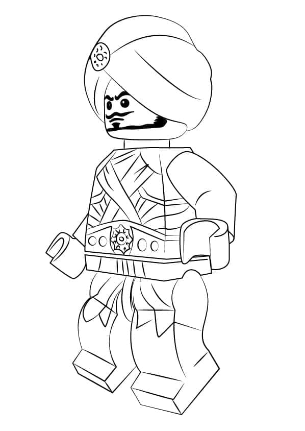 Gravis de Lego Ninjago coloring page