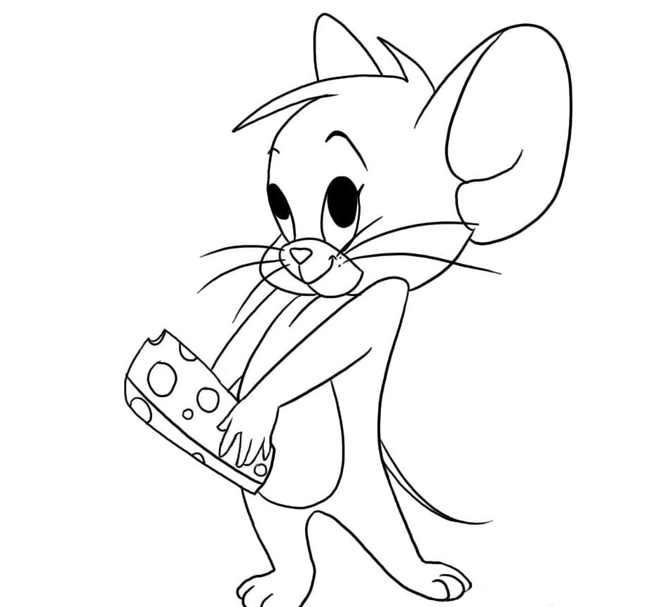 Jerry Mignon coloring page