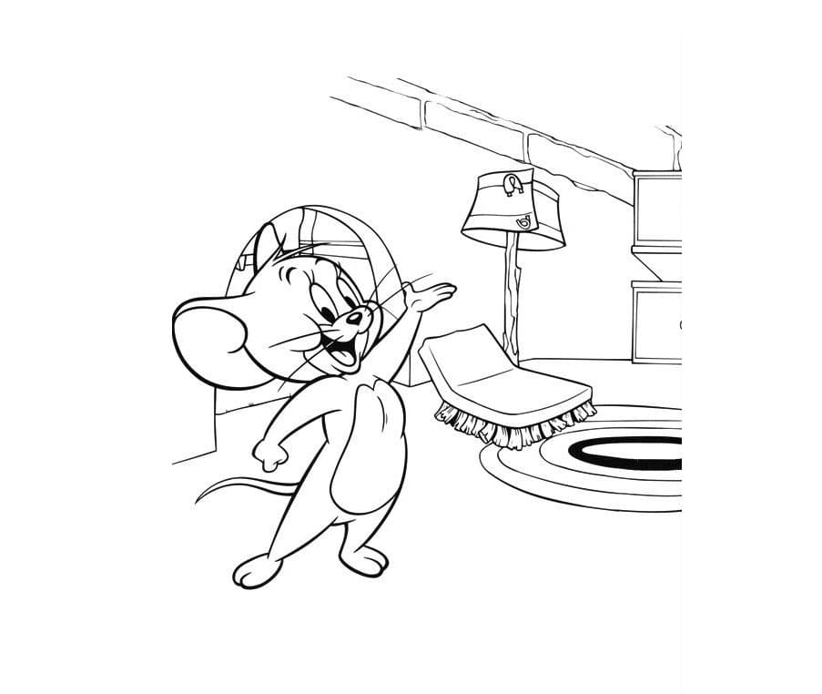 Jerry Sourit coloring page