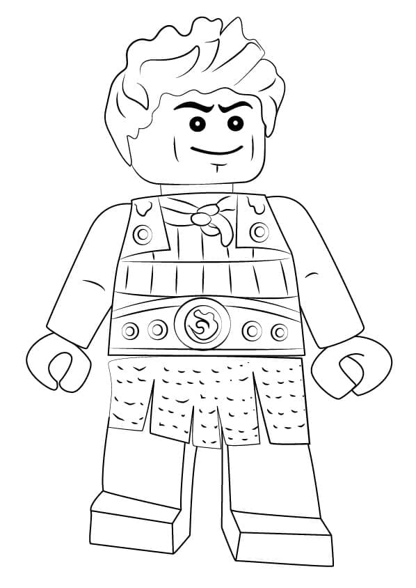 Lego Ninjago Ash coloring page