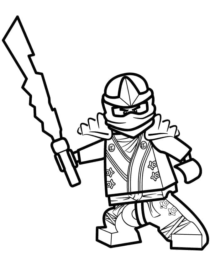 Lego Ninjago Pour Enfants coloring page