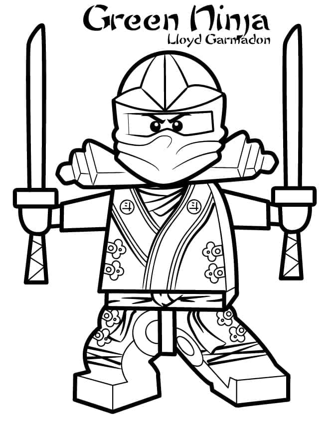 Lloyd Garmadon de Lego Ninjago coloring page