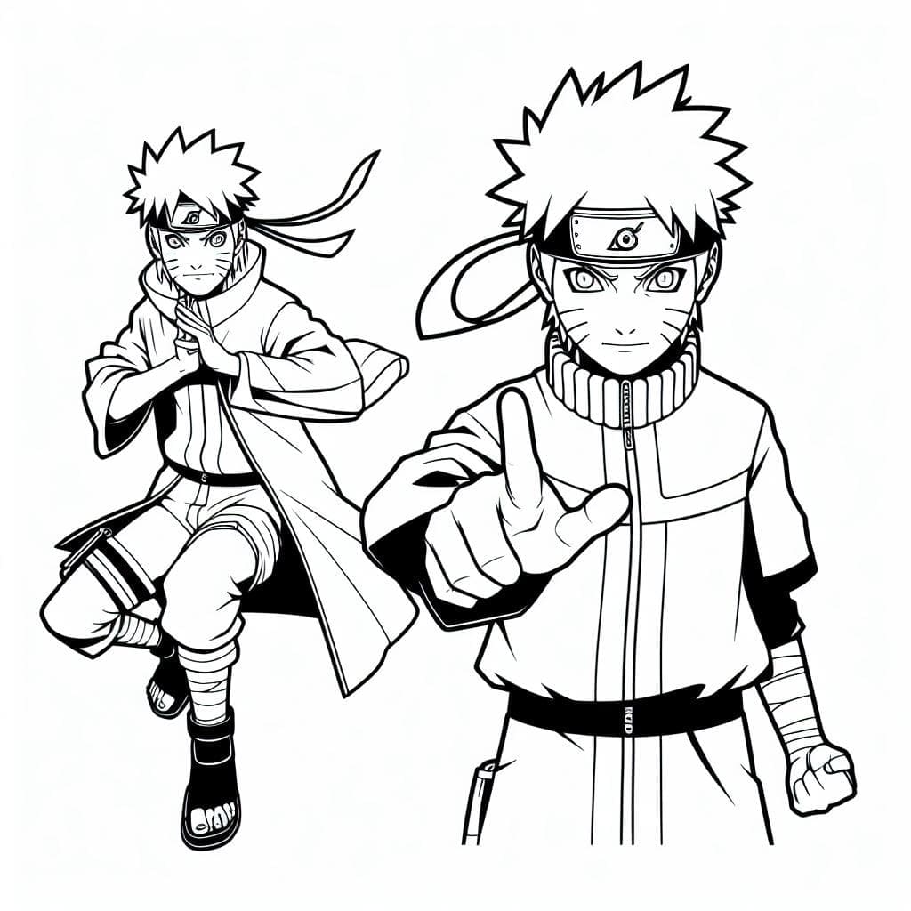 Naruto de Anime coloring page