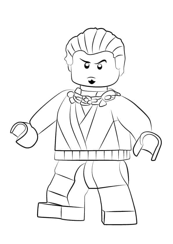 Neuro de Lego Ninjago coloring page