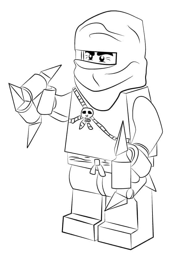 Ninja Fantôme de Lego Ninjago coloring page