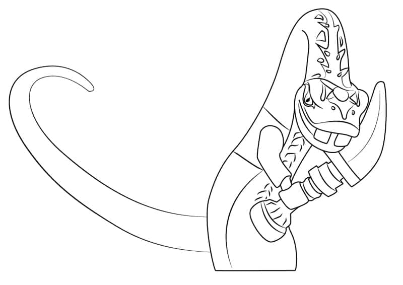 Pythor P. Chumsworth de Lego Ninjago coloring page