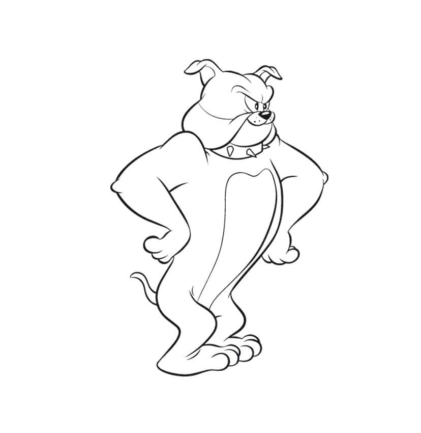 Spike de Tom et Jerry coloring page