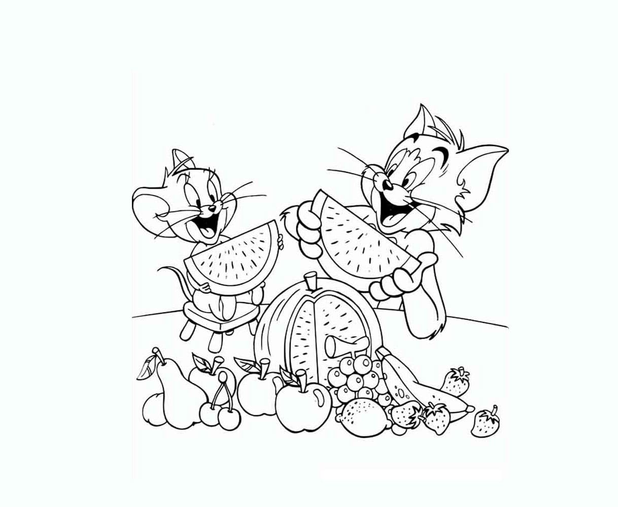 Tom et Jerry 1 coloring page