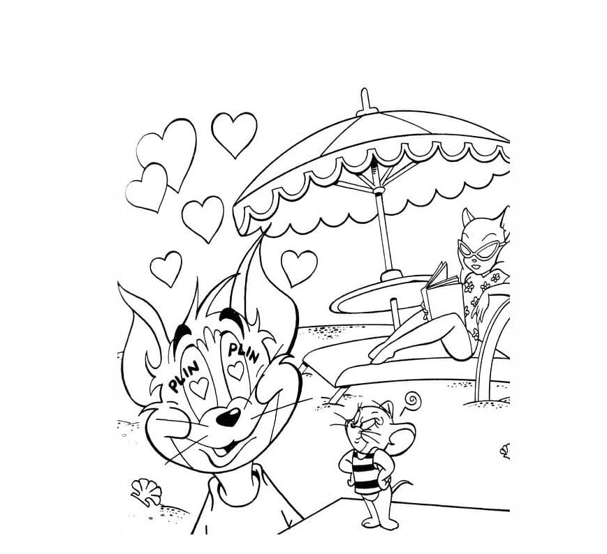 Tom et Jerry 3 coloring page