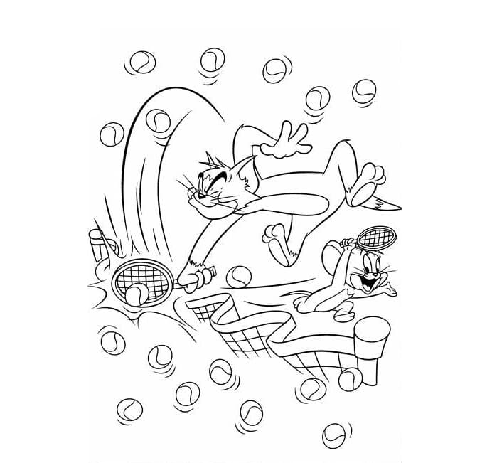 Tom et Jerry 5 coloring page