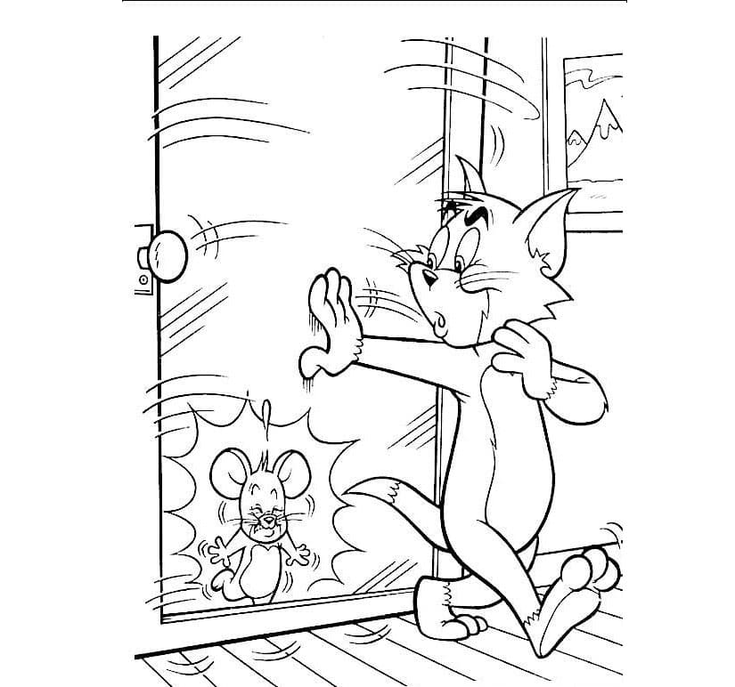 Coloriage Tom et Jerry Pour Les Enfants