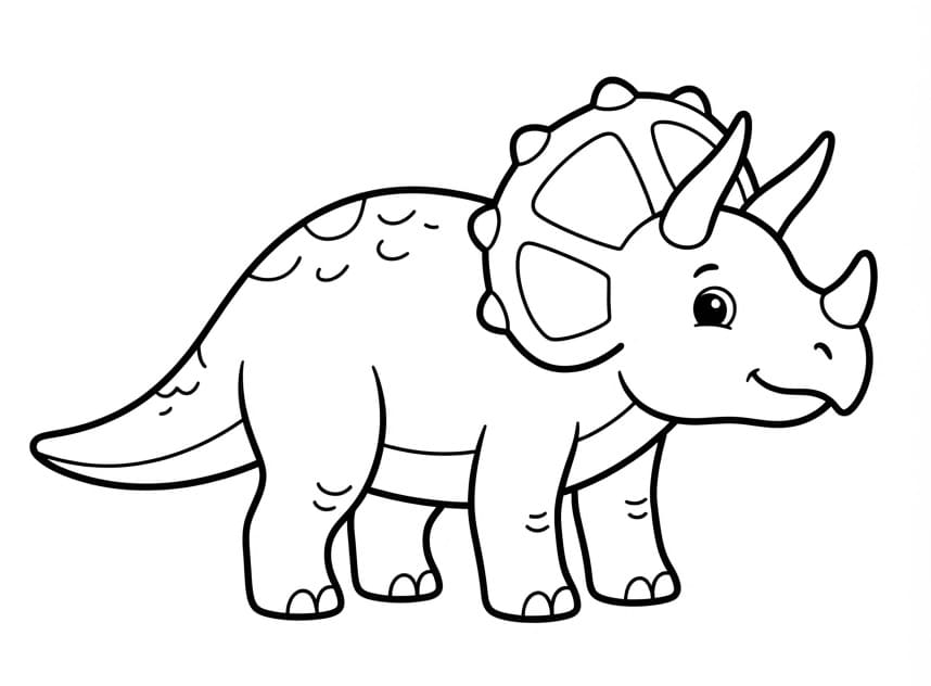 Dessin de Dinosaure Gratuit coloring page