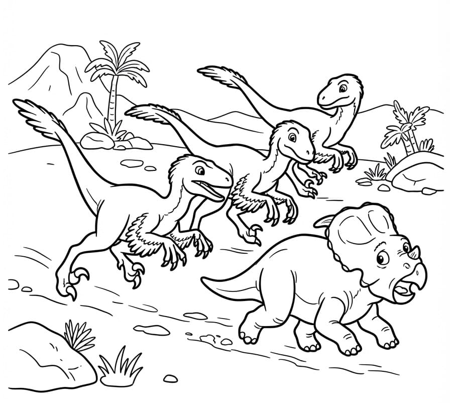 Dinosaure Pour Enfant coloring page