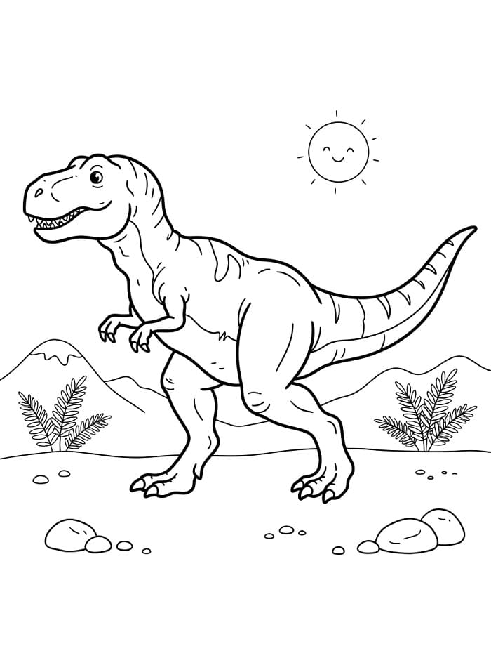 Dinosaure Pour les Enfants de 6 An coloring page