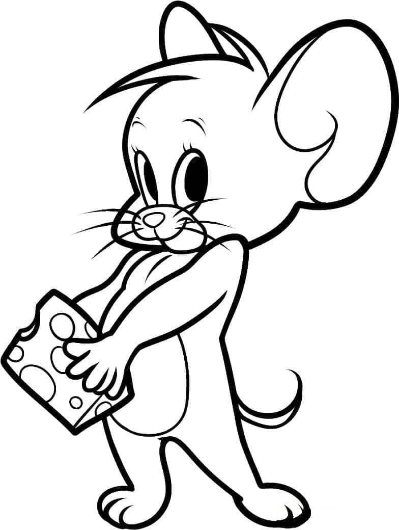 Coloriage Adorable Jerry