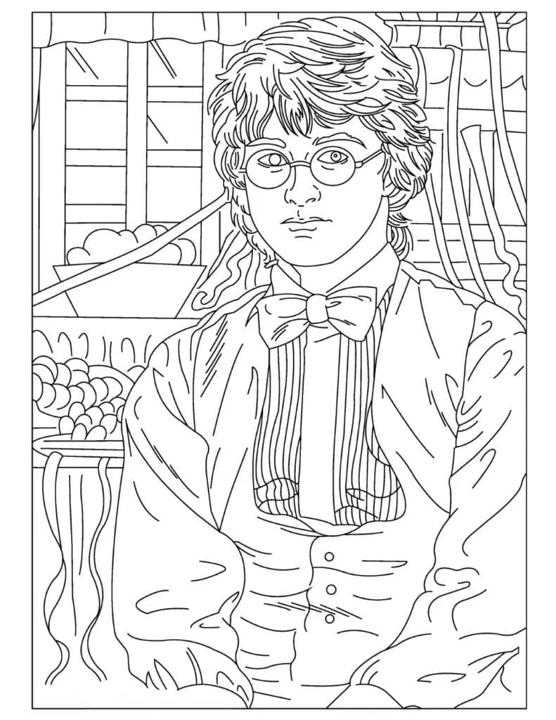 Beau Harry Potter coloring page