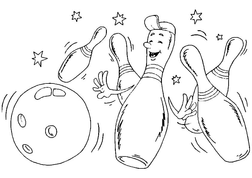 Bowling (6) coloring page