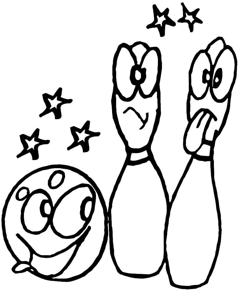 Bowling (7) coloring page