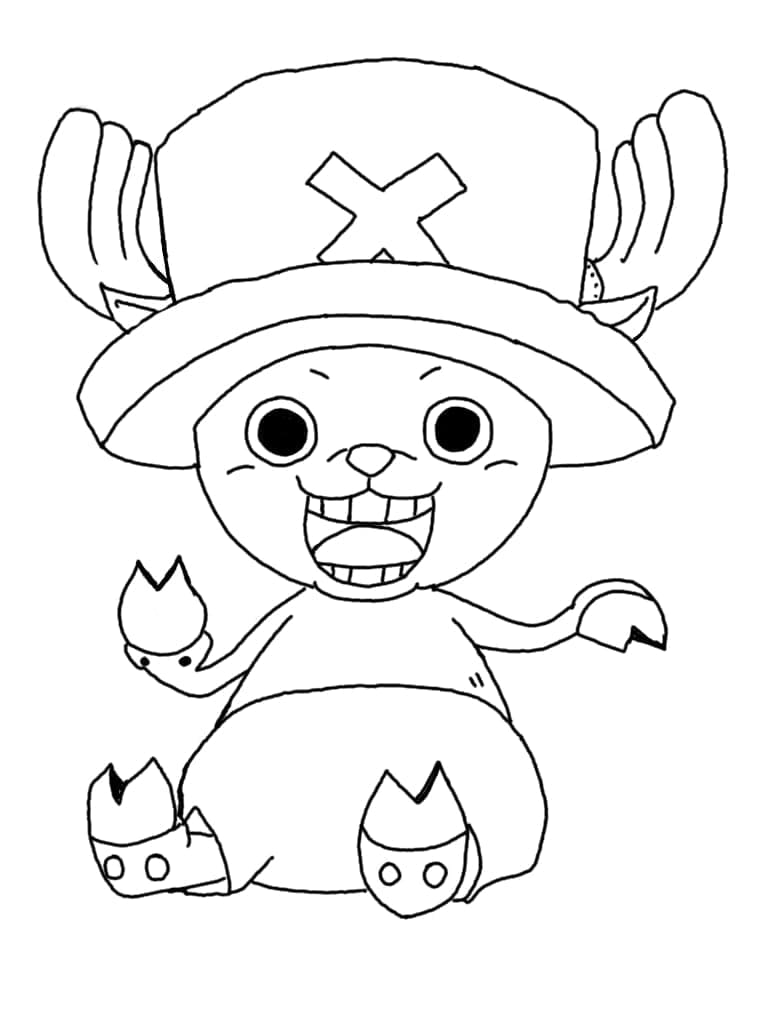 Chopper de One Piece coloring page