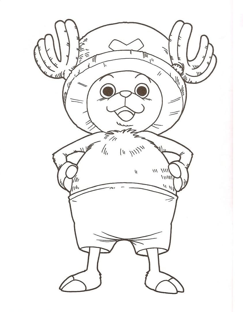 Chopper Mignon coloring page