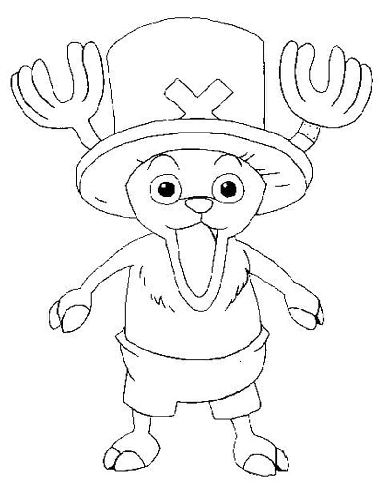 Chopper One Piece coloring page