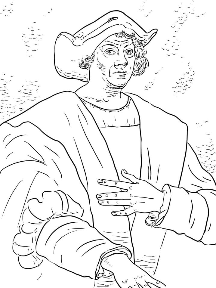 Christophe Colomb (12) coloring page