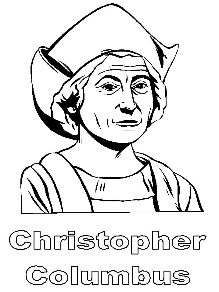Christophe Colomb (15) coloring page