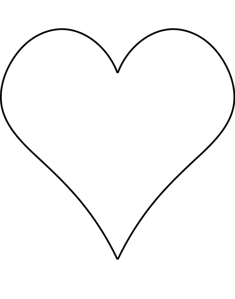 Coeur D’amour coloring page