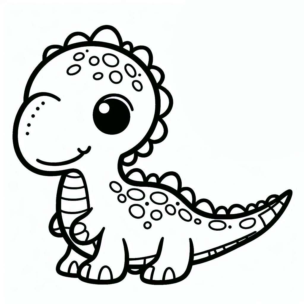 Dessin de Dinosaure Gratuit coloring page