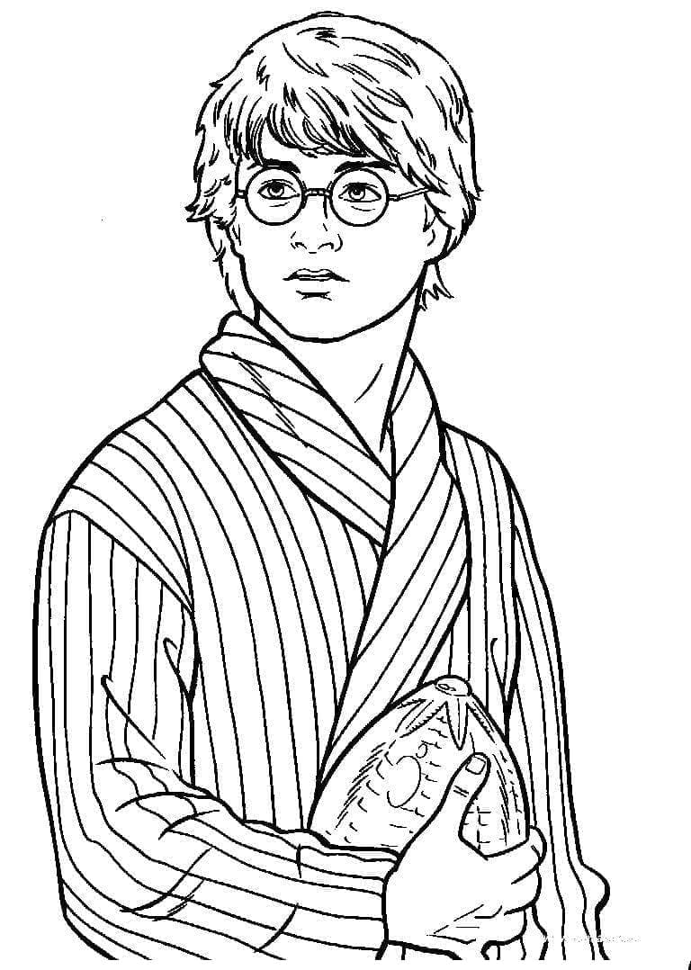 Dessin de Harry Potter Gratuit coloring page