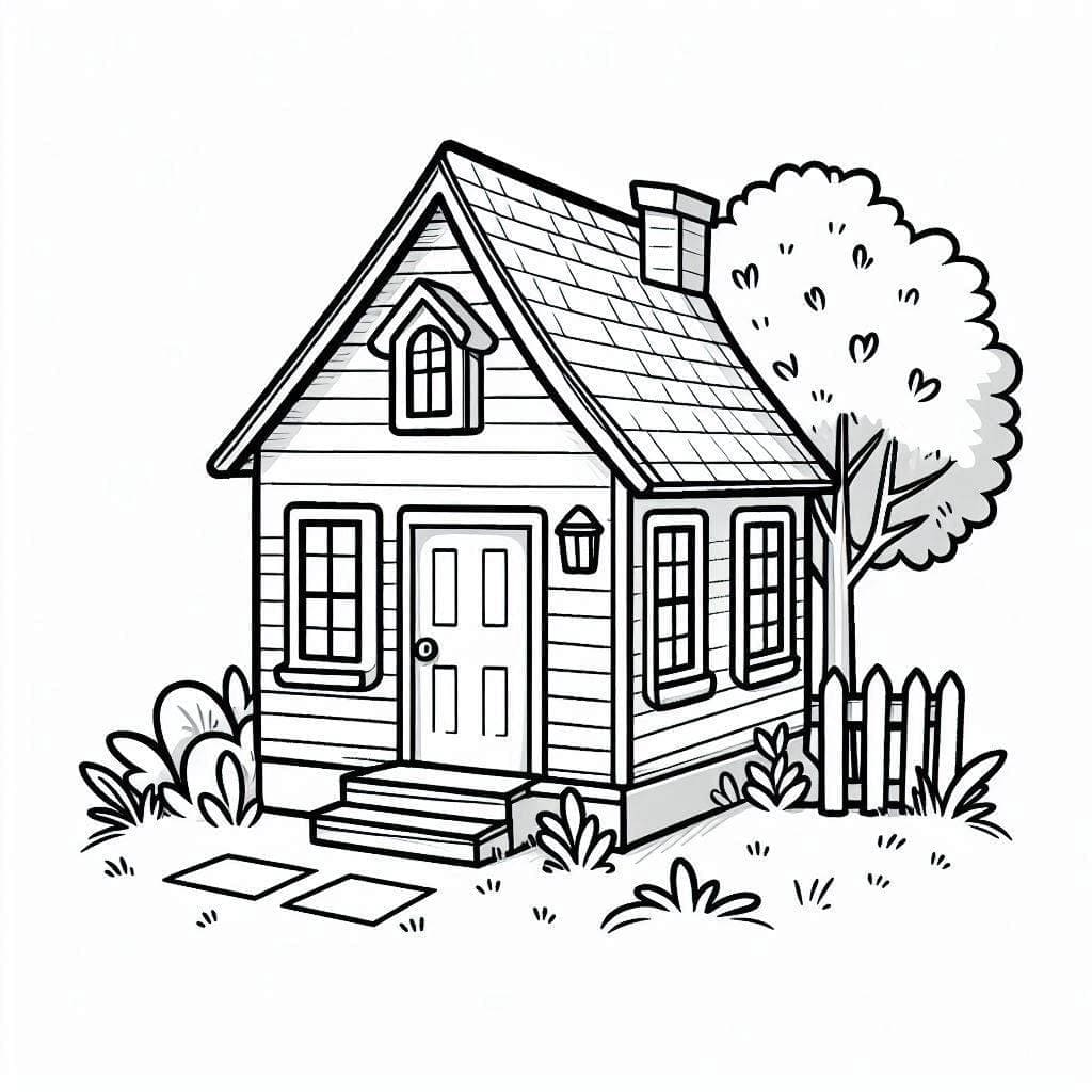 Dessin de Maison coloring page