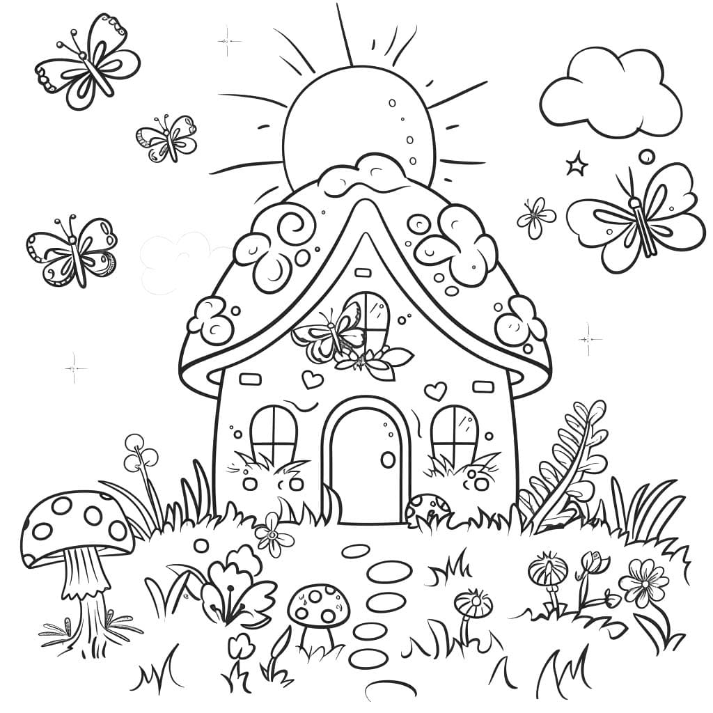 Dessin De Printemps Gratuit coloring page