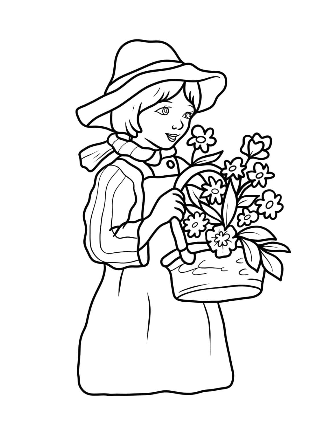 Dessin De Printemps Pour Enfant coloring page