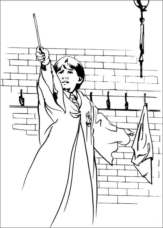 Dessin de Ron Weasley coloring page