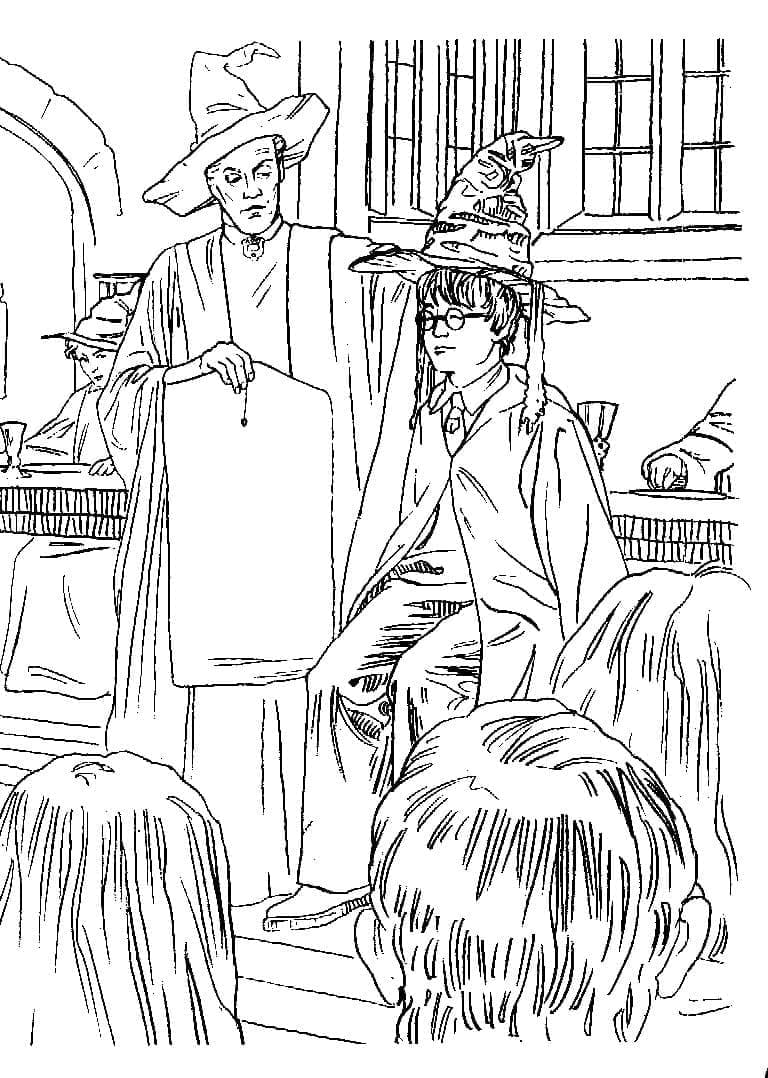 Dessin Gratuit de Harry Potter coloring page