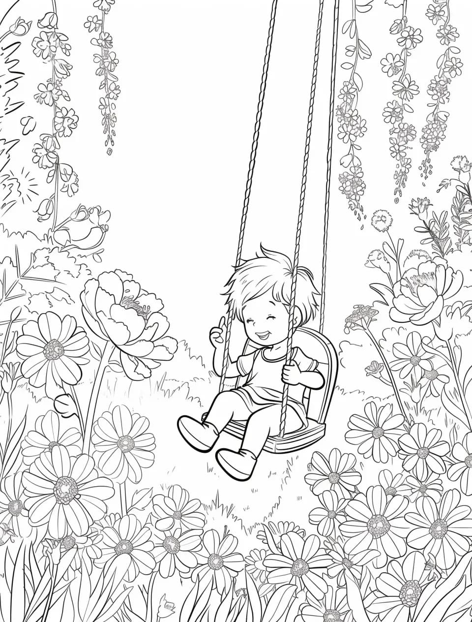 Dessin Gratuit De Printemps coloring page