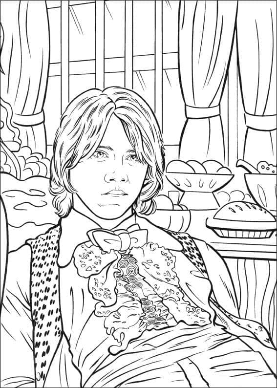 Dessin Gratuit de Ron Weasley coloring page