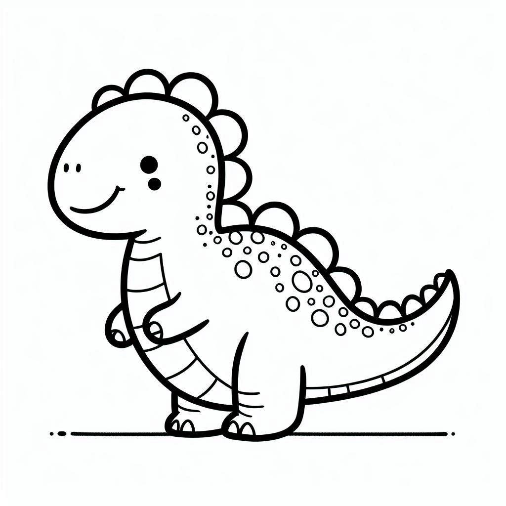 Dinosaure Pour Enfant coloring page