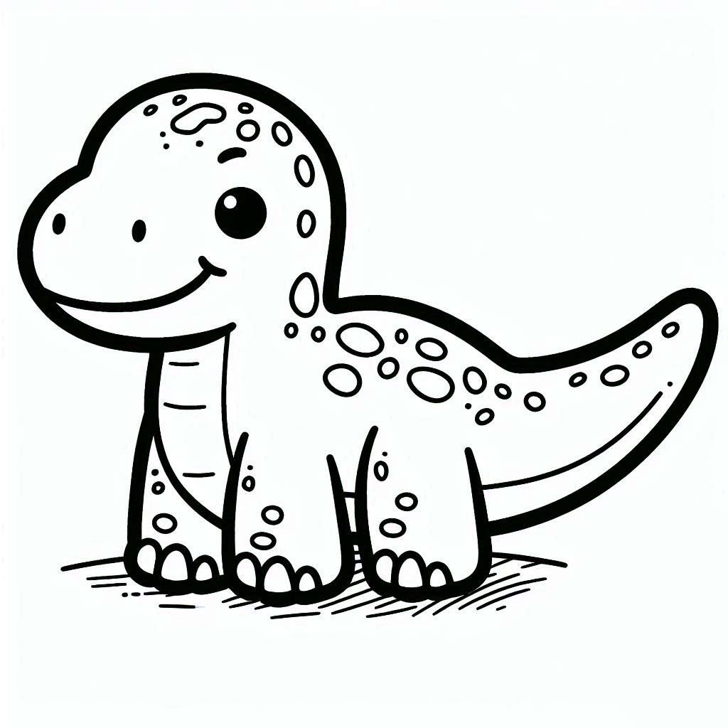 Dinosaure Pour Enfants coloring page