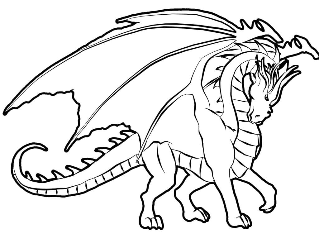Dragon Gratuit coloring page