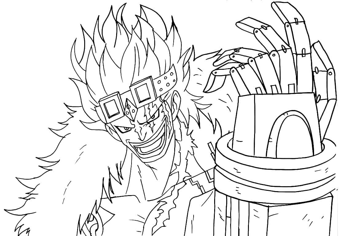 Eustass Kid de One Piece coloring page