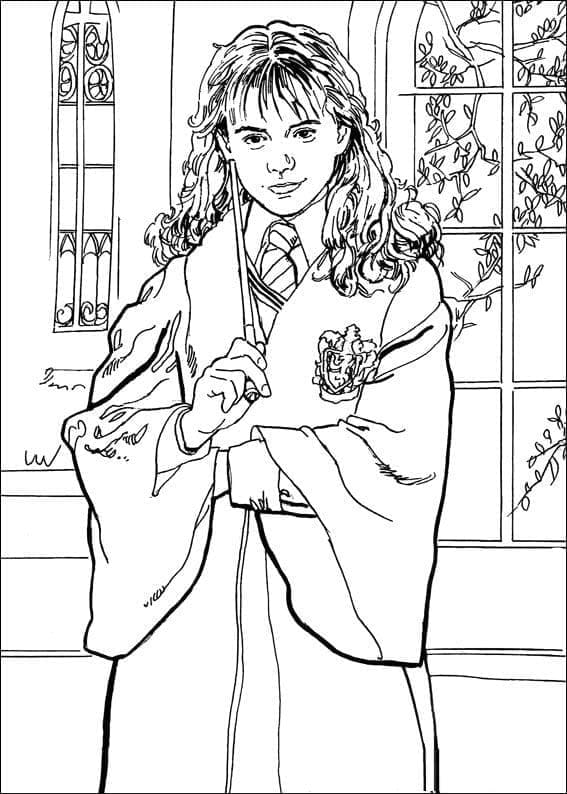 Hermione Granger Imprimable coloring page