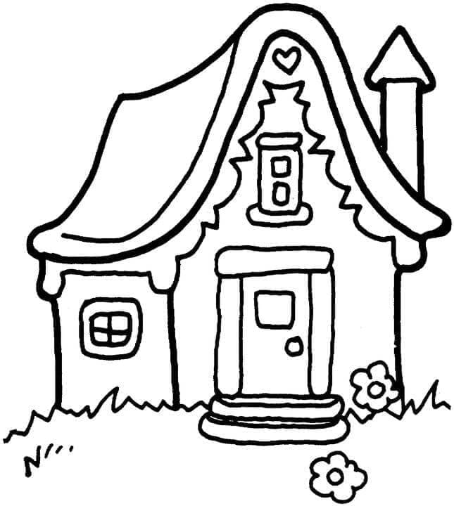 Maison Pour les Enfants coloring page