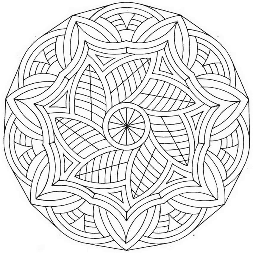 Mandala Celtique 2 coloring page
