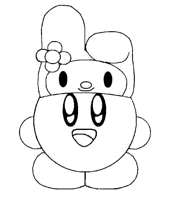 Coloriage My Melody Kirby